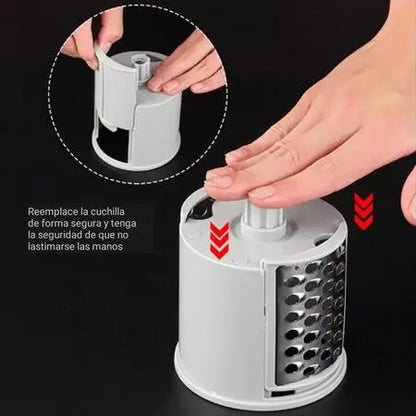 CortaX™ Picador & Rallador 3en1 Cuchilla en acero inoxidable