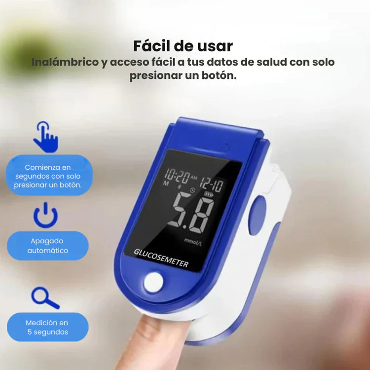 GlucoPulse™ Original | Sin Punciones Ni Agujas