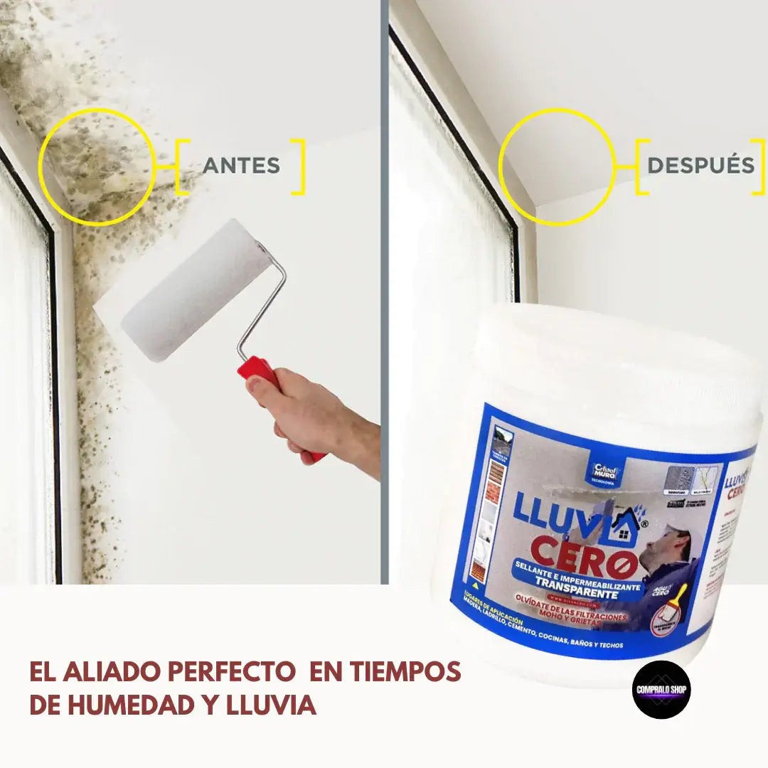 AquaShield™ – Impermeabilizante Transparente Antihumedad y Filtraciones