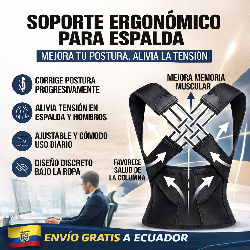 POSTUREX® - Corrector de postura ergonómico