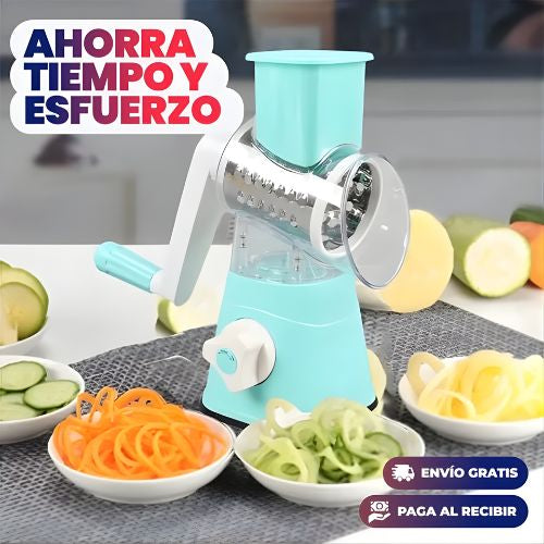 CortaX™ Picador & Rallador 3en1 Cuchilla en acero inoxidable