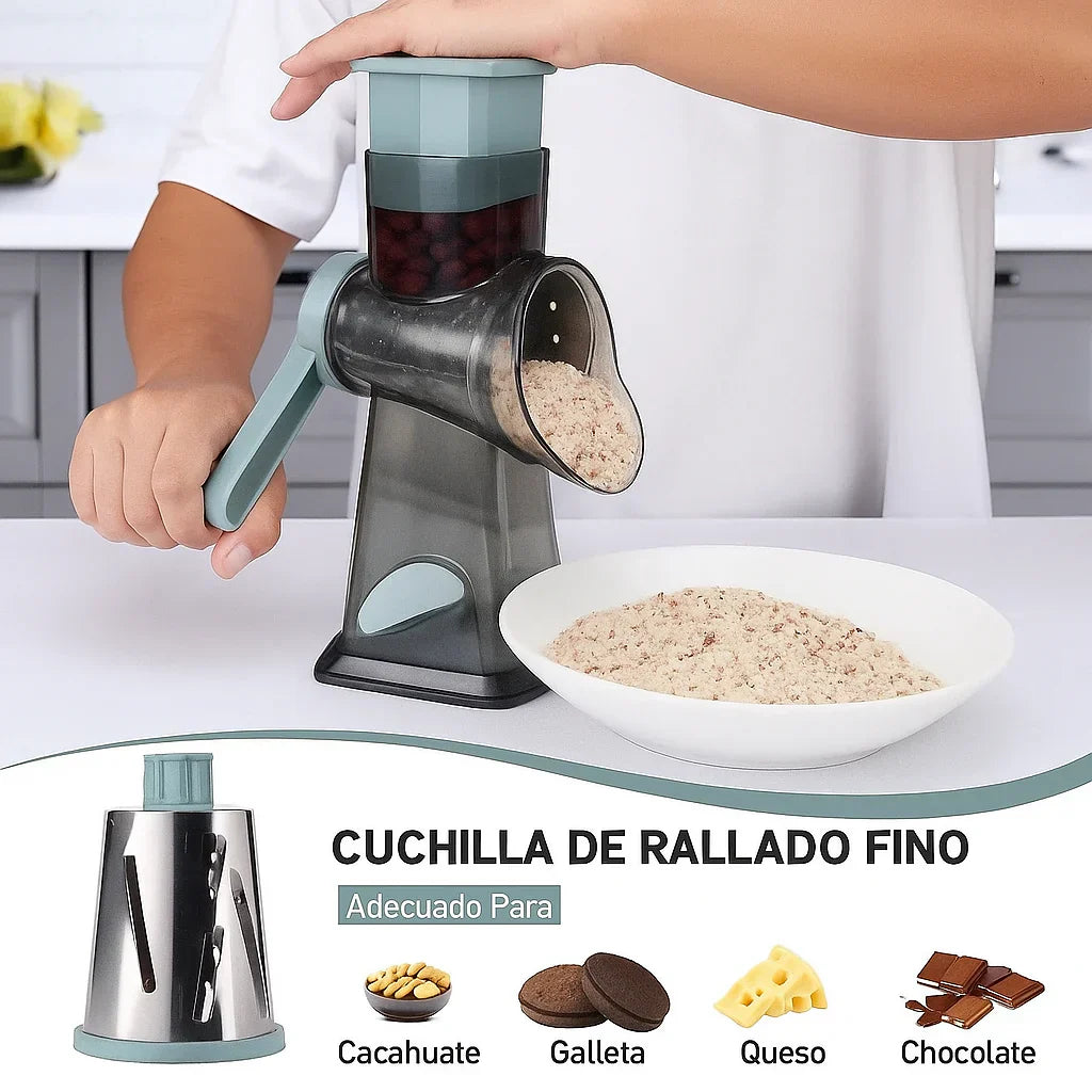 CortaX™ Picador & Rallador 3en1 Cuchilla en acero inoxidable