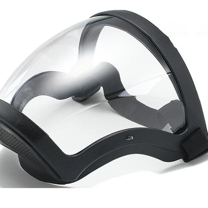 ClearGuard™ – Protección Facial Total sin Molestias